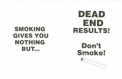 Anti-Smoking Greeting Card